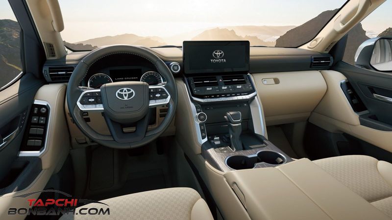 Toyota Land Cruiser 2022 ra mat thi truong Viet Nam voi trang bi khac ban Trung Dong