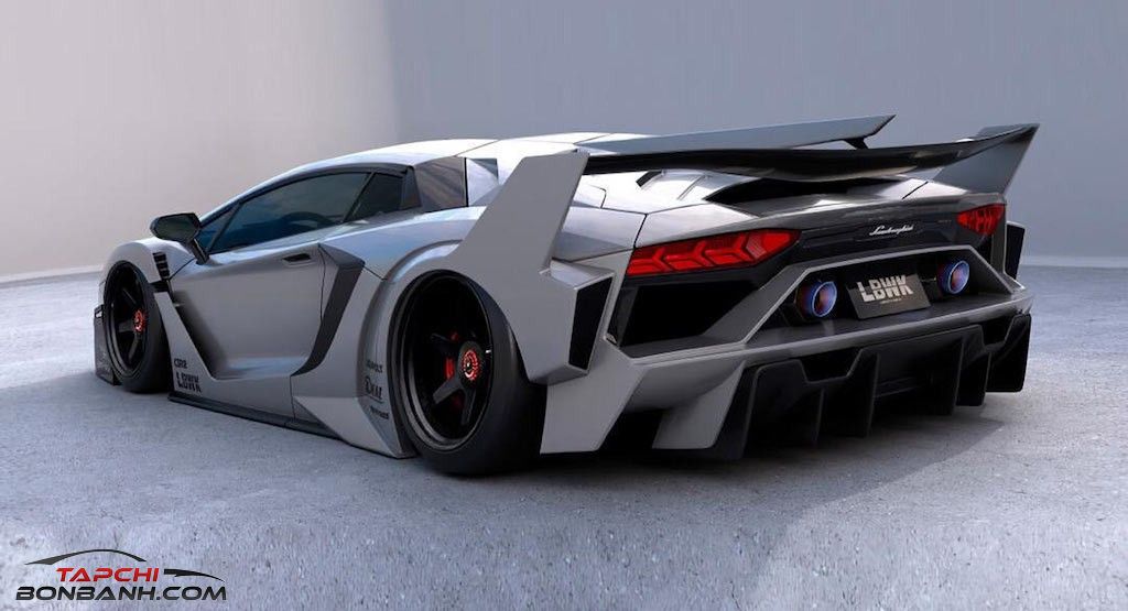 Goi do Silhouette Works GT-EVO bien Lamborghini Aventador thanh 1 xe dua thuc thu voi ngoai hinh ham ho