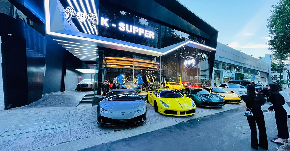 Chiêm ngưỡng showroom siêu xe lớn nhất Việt Nam của tay buôn xe khét tiếng