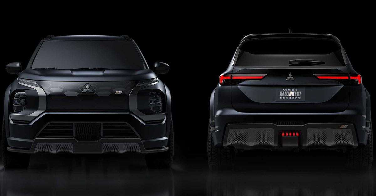 Ngắm vẻ đẹp của Mitsubishi Vision Ralliart - SUV concept hầm hố hơn Outlander