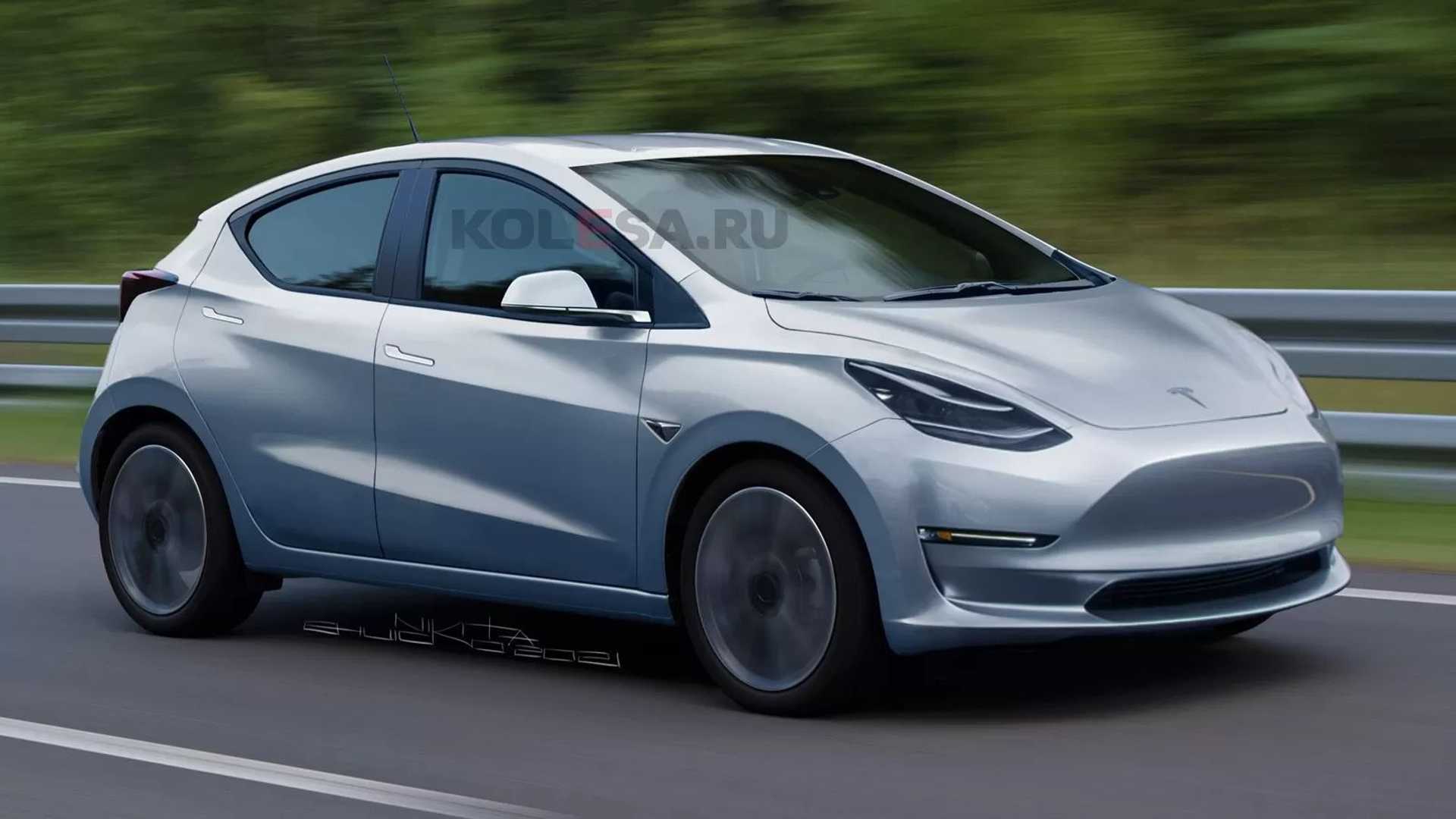 Tesla Model 2 Rendered Imagining Brand's Tiny, Upcoming EV