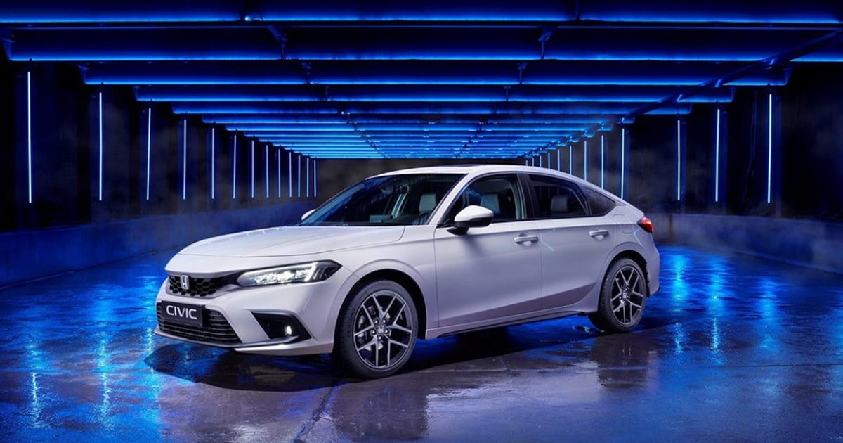 Honda Civic Hatchback 2022 phiên bản hybrid e:HEV tiết kiệm xăng chính thức lộ diện