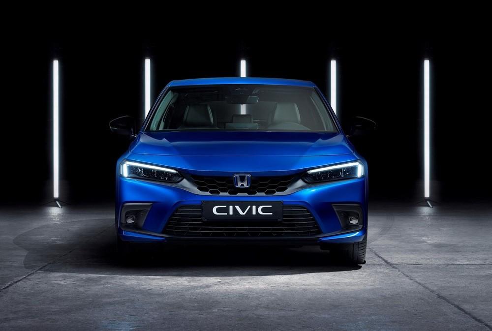 Thiết kế đầu xe của Honda Civic Hatchback 2022