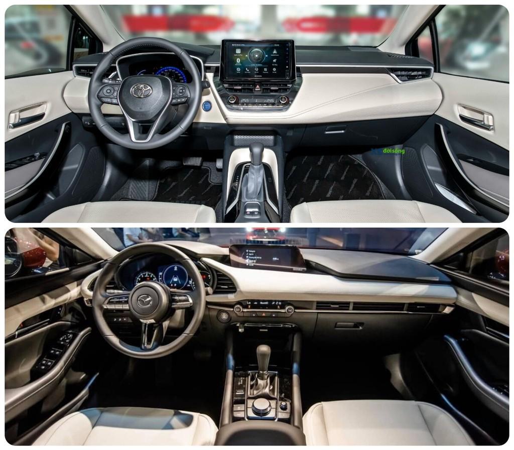 Chọn Mazda3 2.0 Premium hay Toyota Corolla Altis 1.8HEV khi chênh nhau 11 triệu đồng?! ảnh 6