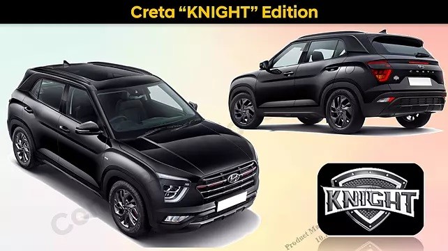 Hyundai Creta Knight Edition còn có logo Knight Edition như đặc điểm nhận dạng