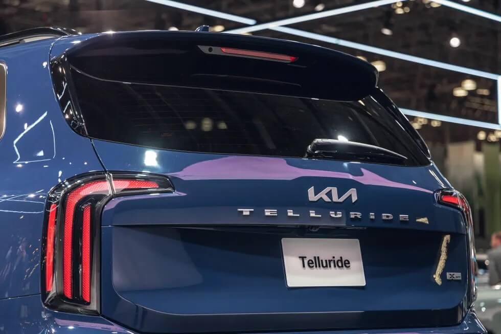 Kia Telluride 2023 được bổ sung đèn hậu LED cải tiến