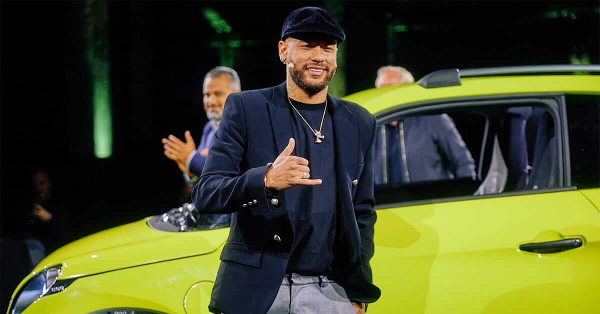 Tiền đạo Neymar quảng bá cho thương hiệu xe điện mới mẻ e.GO tới từ nước Đức