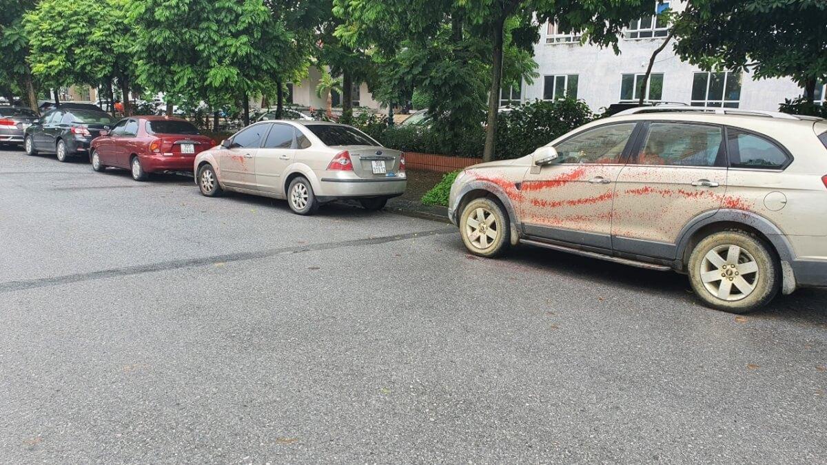 Hành vi tạt sơn lên xe ô tô tại khu đô thị Trung Văn có thể bị phạt tù đến  20 năm | Pháp luật giao thông | Giao thông Hà Nội -