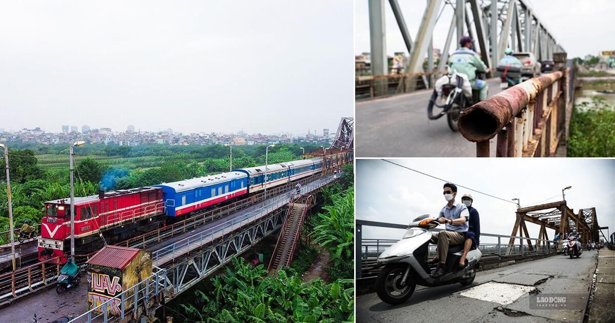 Hiện trạng xuống cấp của cây cầu nhiều tuổi nhất Việt Nam: Thủng xong lại vá