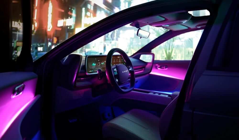 Hyundai Ioniq 6 2023 có 4 màn hình bên trong xe