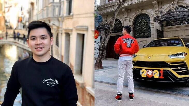 Lamborghini Urus là chiếc xe hiếm hoi được Đỗ Vinh Quang, cậu út nhà bầu Hiển khoe trên mạng xã hội