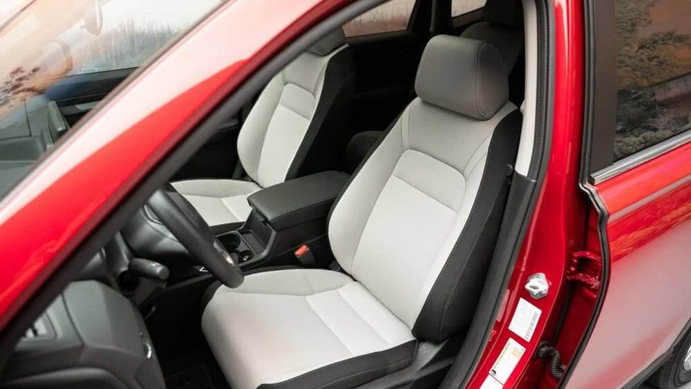 Ghế bọc nỉ màu đen - xám của Honda CR-V 2023 bản thấp
