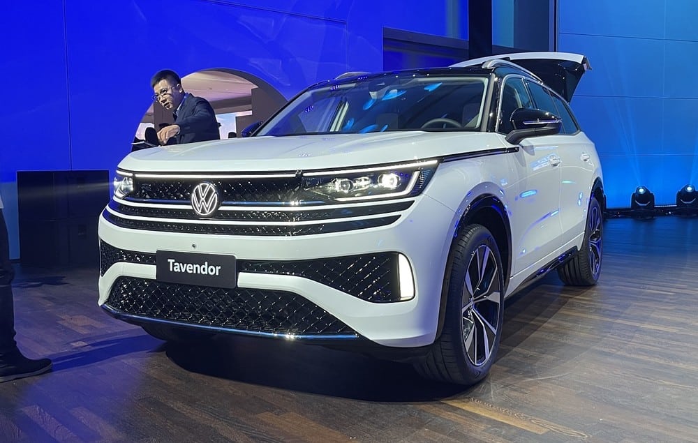 Thiết kế đầu xe của Volkswagen Tavendor 2023