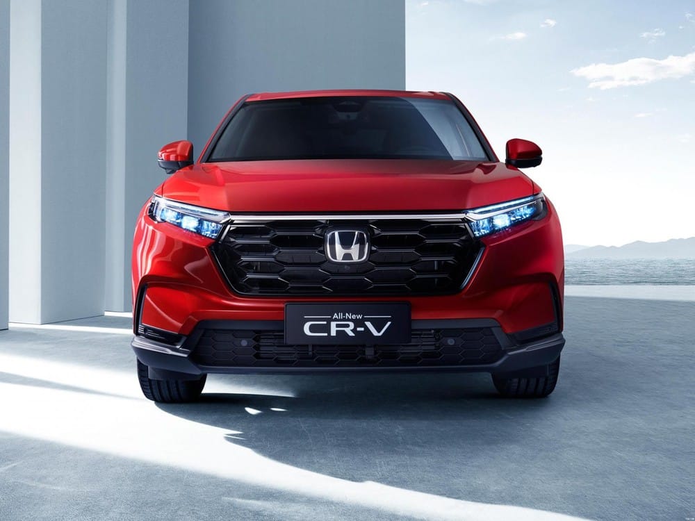 Cận cảnh thiết kế đầu xe của Honda CR-V 2023 dành cho thị trường Trung Quốc