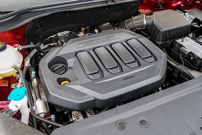 Ford trang bị cho Territory động cơ 1.5 EcoBoost, công suất 160 mã lực, mô-men xoắn cực đại 248 Nm ở dải vòng tua máy từ 1.500-3.500 vòng/phút. Xe sử dụng hộp số tự động 7 cấp, dẫn động một cầu. Xe có 4 chế độ lái, gồm Eco, Normal, Sport và Mountain.