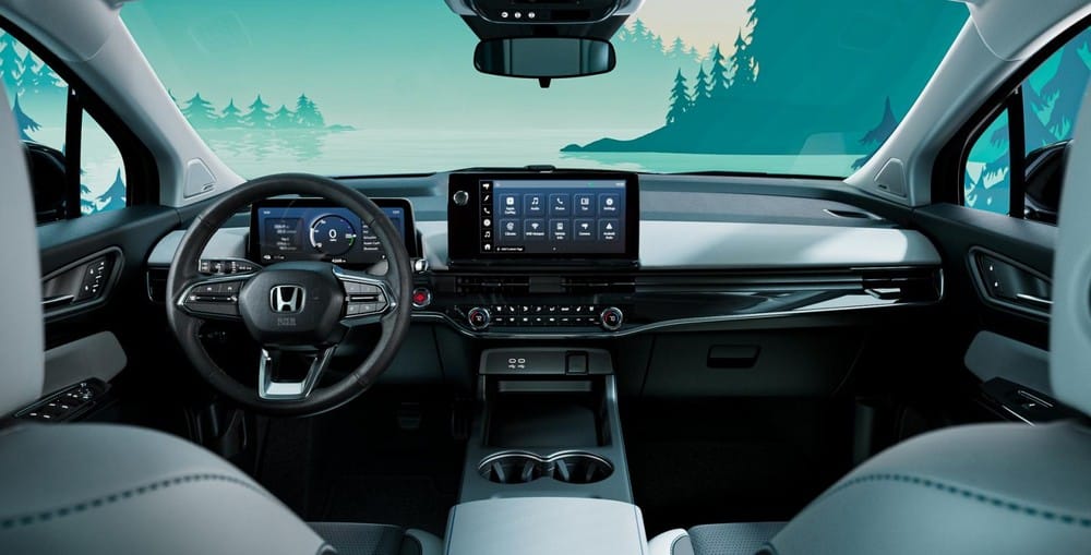 Honda Prologue 2024 có 2 màn hình cỡ lớn bên trong xe