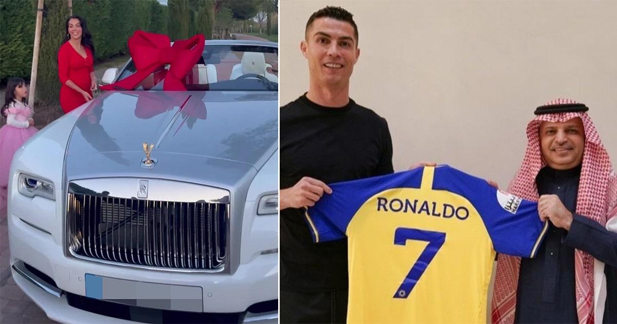 Cristiano Ronaldo được bạn gái tặng RollsRoyce bổ sung vào dàn xe hàng  chục triệu USD  Tuổi Trẻ Online