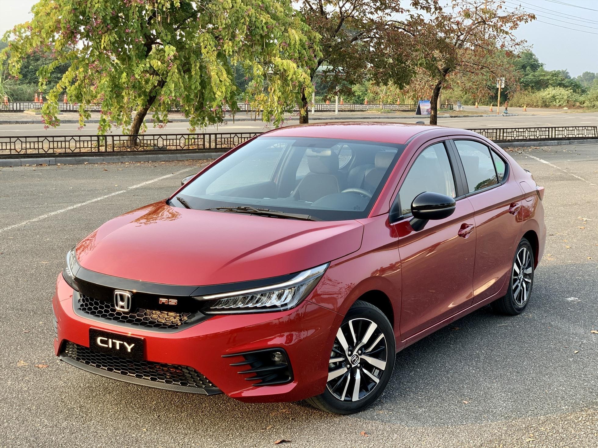 Honda City là mẫu sedan hạng B thứ 3 lọt top 10 xe bán chạy nhất năm 2022. Ảnh: Khánh Linh.
