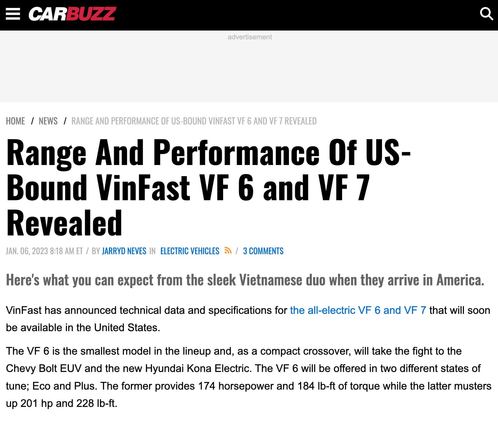 Xe điện VinFast VF 6, VF 7 nhận nhiều lời khen của truyền thông quốc tế tại CES 2023 - Ảnh 3.