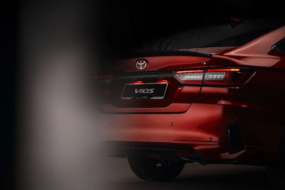Toyota Vios 2023 tại Malaysia dùng đèn hậu LED