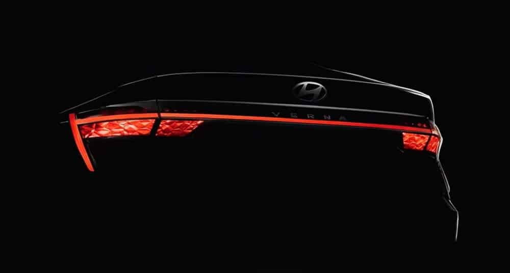 Cụm đèn hậu LED ấn tượng của Hyundai Accent 2023