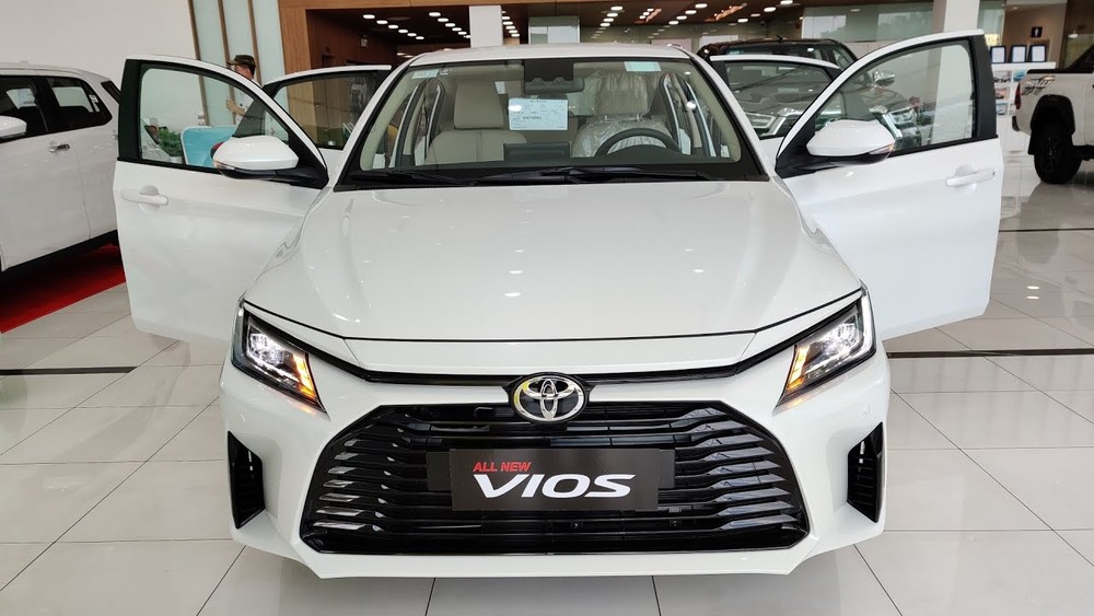 Toyota Vios Hybrid 2024 dự kiến có thiết kế không khác gì phiên bản máy xăng