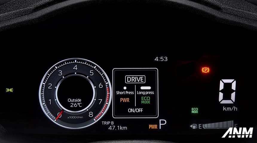 Bảng đồng hồ kết hợp giữa analogue và kỹ thuật số của Toyota Vios 2023 