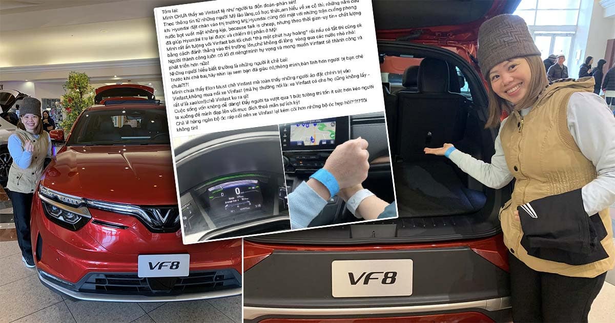Đánh giá công tâm từ cô gái tại Mỹ đổi từ Honda CR-V sang VinFast VF8: 