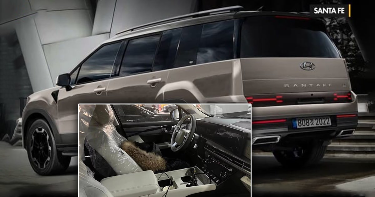 Hyundai Santa Fe 2024 tiếp tục lộ ảnh rõ rệt: Bệ vệ cứ ngỡ xe sang Land Rover Anh Quốc, màn hình cong như BMW Đức, về Việt Nam chắc chắn 