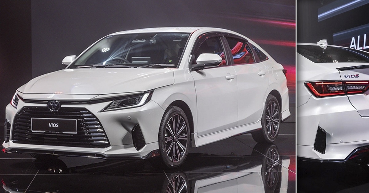 Ngắm Toyota Vios 2023 All-New ra mắt Malaysia: Dáng Fastback đẹp mướt mắt, trang bị xịn sò khiến người Việt 