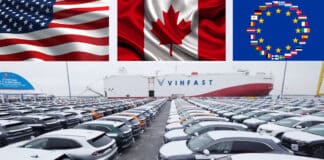 Sắp có thêm lô 900 xe VinFast VF8 chuyển sang Mỹ, 900 chiếc sang Canada, 700 chiếc sang Châu Âu: Lần này là bản tiêu chuẩn, xịn hơn, có tầm hoạt động lớn hơn