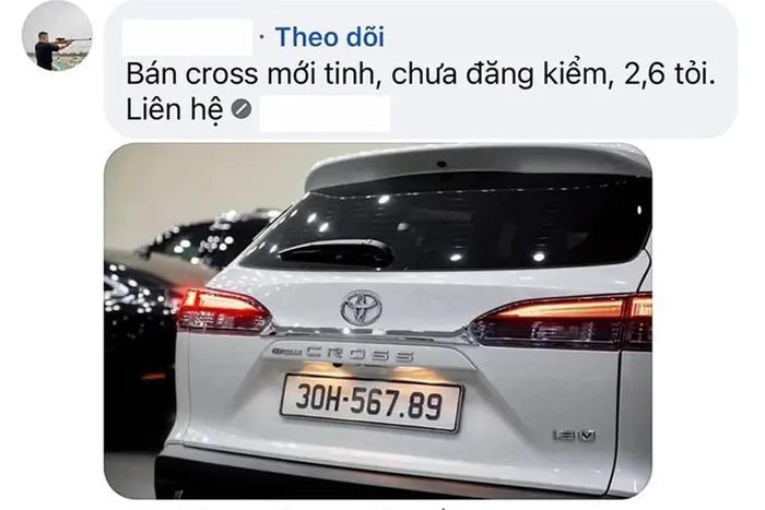 Chiếc Toyota Corolla Cross biển 56789 này thuộc phiên bản 1.8 V và hiện có giá niêm yết trên thị trường là 846 triệu đồng. Cùng với biển số tứ quý và ngũ quý, dãy số tiến đều đặc biệt là tới 9 hay còn gọi là "biển sảnh" rất được săn đón bởi những người chơi xe, chơi số đẹp tại Việt Nam.