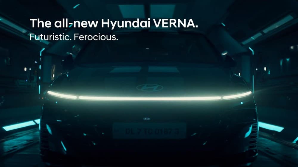 Dải đèn LED định vị ấn tượng của Hyundai Accent 2023