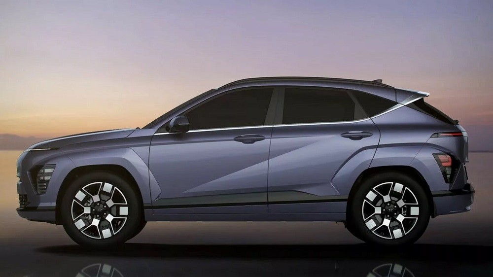 Hyundai Kona Electric 2024 sở hữu vành la-zăng riêng