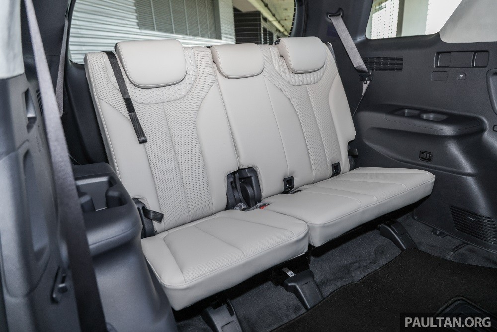 Hàng ghế cuối của Hyundai Palisade 2023 
