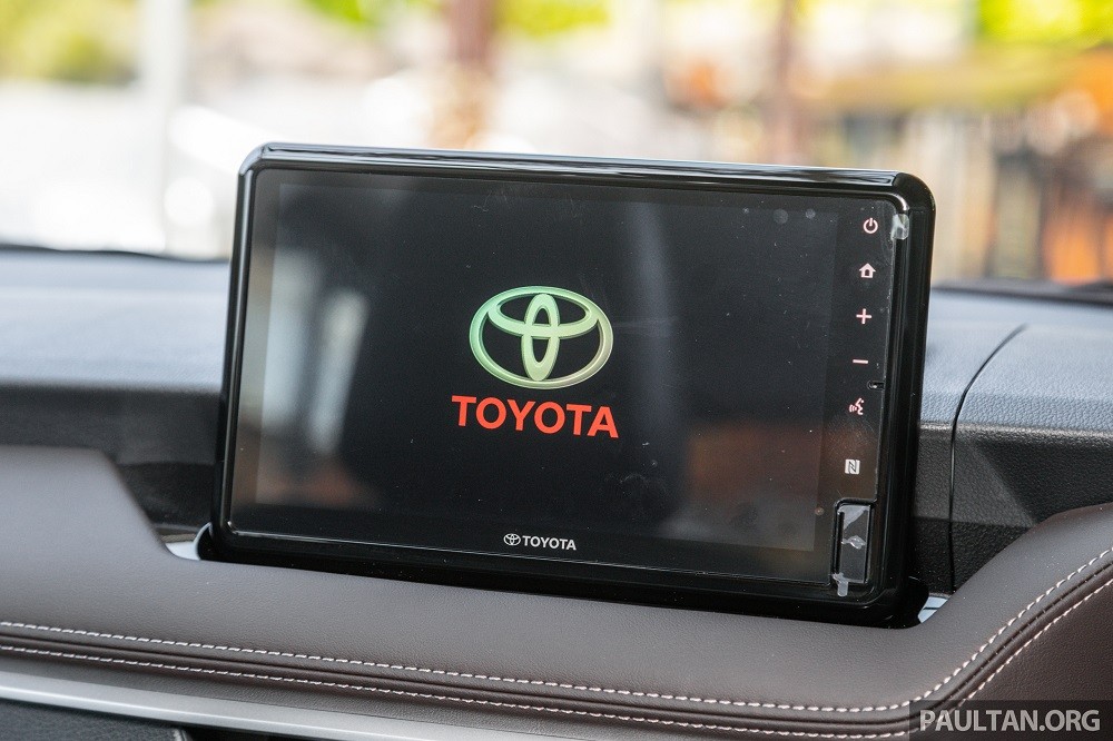 Màn hình trung tâm của Toyota Vios 2023