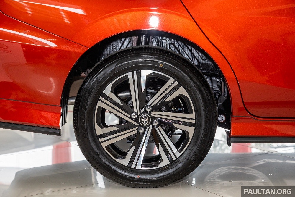 Vành 16 inch của Toyota Vios 2023