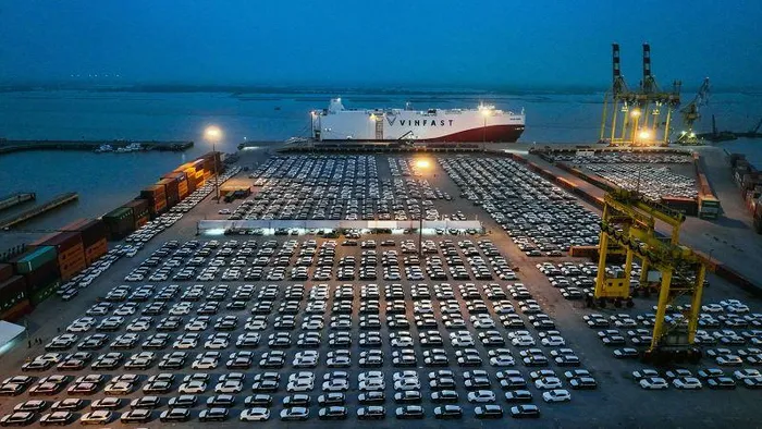 Lô xe xuất khẩu thứ hai của VinFast tới khu vực Bắc Mỹ.