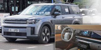 Cuối cùng cũng thấy cảnh Hyundai Santa Fe 2024 chạy thử trên phố: "Vuông như hộp", bệ vệ cứ ngỡ xe sang Land Rover Anh Quốc