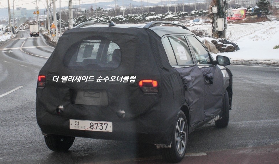 Đèn hậu của Hyundai Exter cũng có tạo hình chữ H
