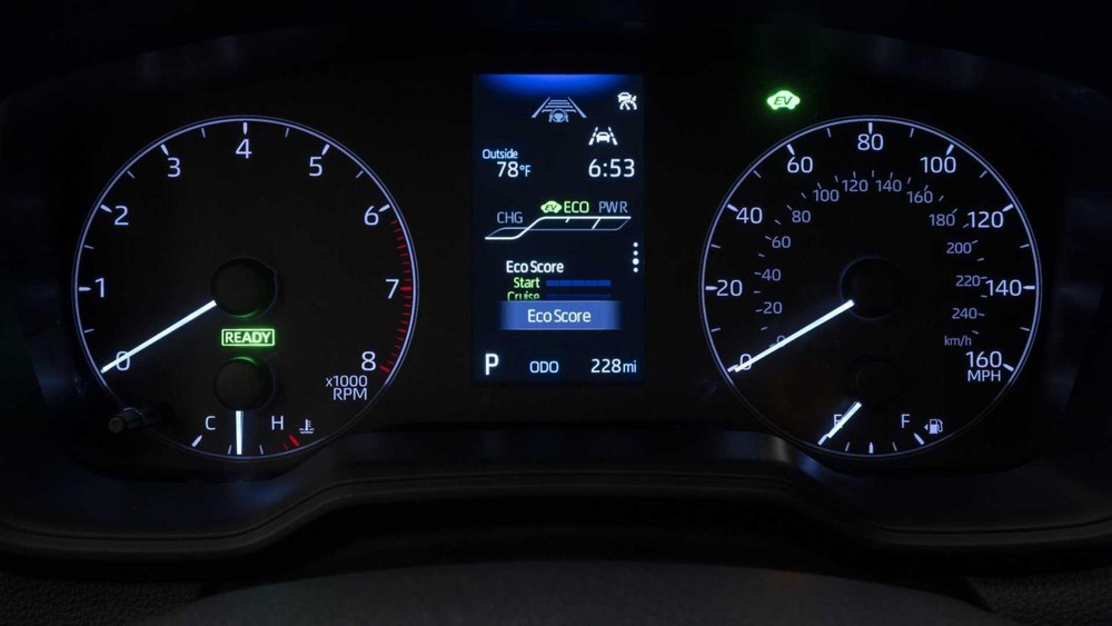 Bảng đồng hồ của Toyota Corolla Cross Hybrid 2023 bản SE