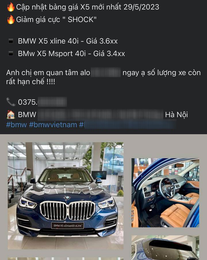SUV hạng sang BMW X5 giảm giá sâu, khách mua xe trước thời điểm này mất đứt chiếc Toyota Vios