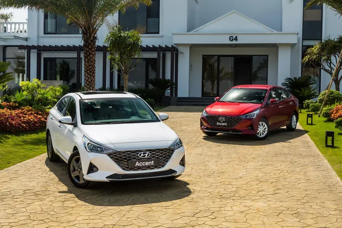  Hyundai Accent là mẫu xe duy nhất tại thị trường Việt Nam đạt sức tiêu thụ trên 1.000 xe/tháng trong quý đầu năm. Ảnh: TC Group. 
