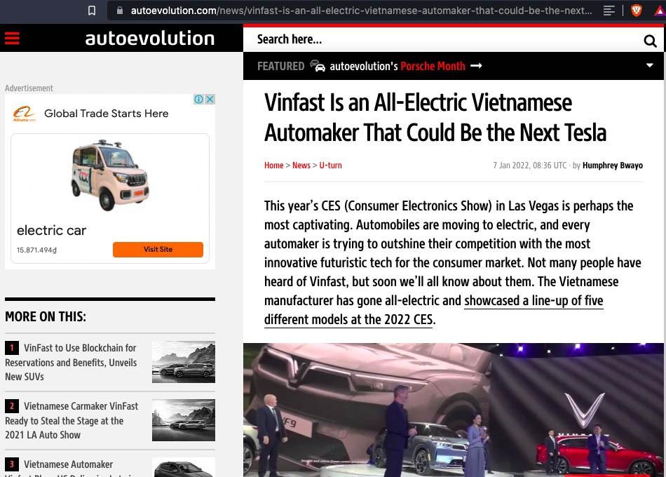 Báo quốc tế: VinFast có thể là “Tesla mới” của Thế giới ảnh 3