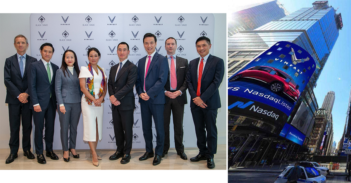VinFast và Black Spade hoàn tất hợp tác kinh doanh: Cổ phiếu phổ thông và chứng quyền của VinFast bắt đầu giao dịch trên Nasdaq từ hôm nay