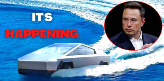 Tỷ phú Elon Musk: “Thùng tôn di động” Tesla Cybertruck sẽ như một chiếc thuyền khi "bơi" qua sông hồ và thậm trí là biển