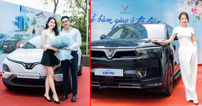 Ca sĩ Chi Pu, Á hậu Phương Anh tiết lộ lý do tậu xe điện VinFast: “Hơn cả một chiếc xe, đó còn là niềm tự hào dân tộc”