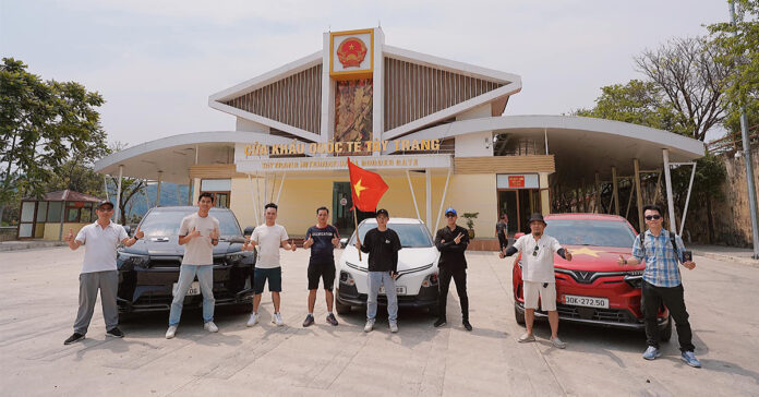 Nhóm người dùng ôtô điện VinFast tại Việt Nam chạy xe xuyên Đông Dương, tổng quảng đường khoảng 6.000 km